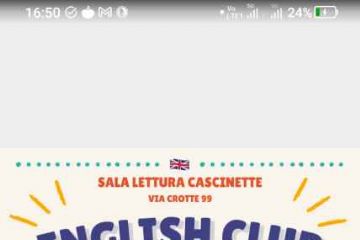 English Club per Ragazzi delle Medie (11-14 anni) presso la Sala Lettura